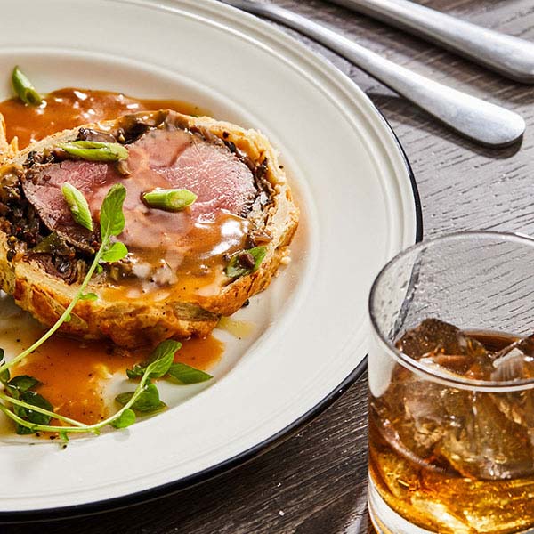 Тарелка «Бид Блэк Бэнд»;фарфор;D=16,5см;белый,черный