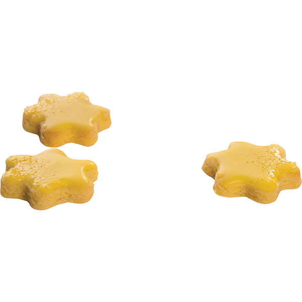 Резак кондитерский «Звезда» на листе 60*40см[35шт];абс-пластик;D=42мм;белый