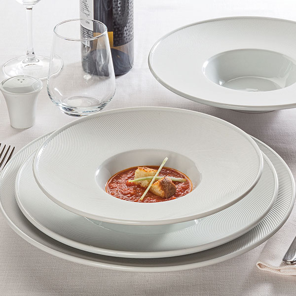 Тарелка «Нью Граффити» мелкая;фарфор;D=280,H=25мм;белый