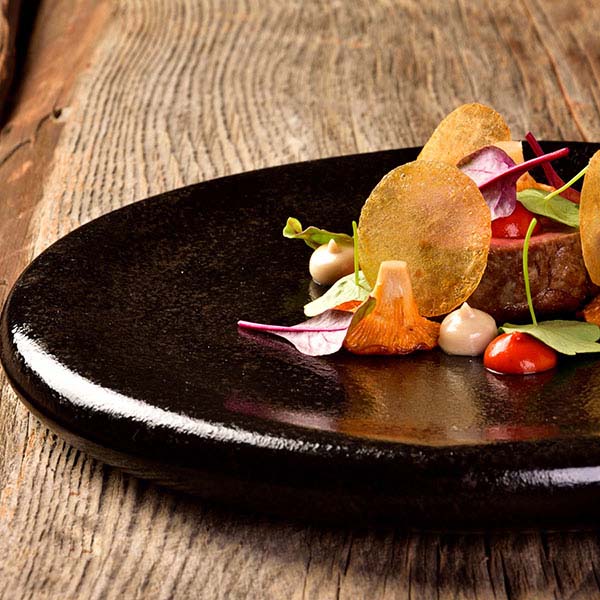 Тарелка «Ро Дизайн Бай Кевала»;керамика;D=251,H=21мм;черный