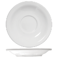 Блюдце «Кунстверк»;фарфор;D=150/56,H=20мм;белый