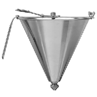 Воронка-дозатор кондит.;сталь нерж.;1л;D=19,H=18см;металлич.