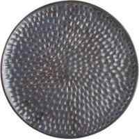 Тарелка;фарфор;D=20см;серый