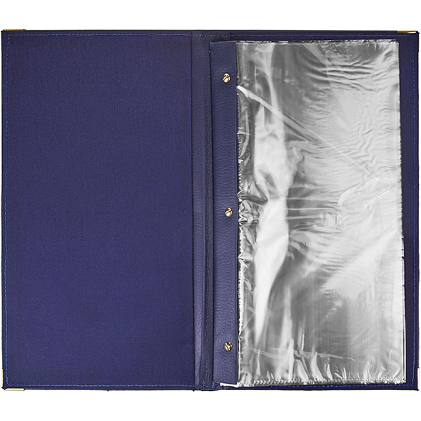 Папка-карта вин;кожезам.;,L=32,5,B=18,5см;синий