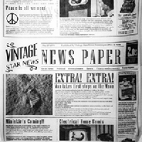 Бумага для подачи «Газета»[1000шт];,L=30,5,B=30,5см;белый