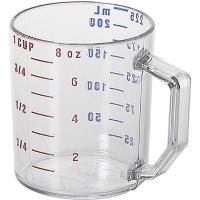 Кувшин мерный;поликарбонат;225мл;D=8,H=10см;прозр.