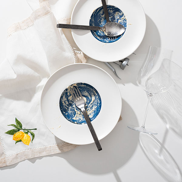 Вилка столовая «Дистрест»;сталь нерж.;,L=20,3см;черный,металлич.