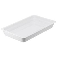 Емкость для мармита 1/1;фарфор;,H=65,L=530,B=325мм;белый