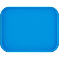 Поднос прямоугольный для Фаст Фуд;полипроп.;,L=45,7,B=35,5см;голуб.