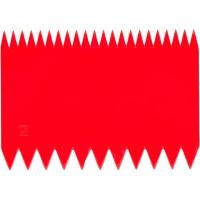 Шпатель кондитерский[10шт];пластик;,H=15,L=110,B=75мм;красный