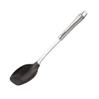 Ложка д/риса;сталь нерж.,пластик;,L=34,5см