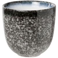 Стакан для горячих напитков;керамика;D=85,H=80мм;белый,серый