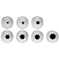 Набор кондитерских насадок[7шт];сталь нерж.;D=25,H=30,L=115,B=60мм;металлич.