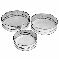 Сито для муки р-р ячейки 0,23мм[3шт];сталь нерж.;,H=6см;металлич.