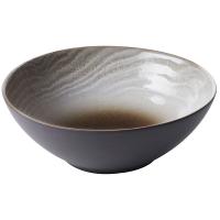 Салатник «Свелл»;керамика;D=150,H=56мм;черный,коричнев.