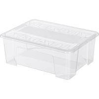 Контейнер для продуктов «Текс-Бокс» с крышкой;полипроп.;10л;,H=14,L=38,B=28см;прозр.