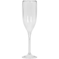 Бокал-флюте;поликарбонат;200мл;D=56,H=210мм;прозр.