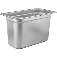 Гастроемкость (1/3);сталь нерж.;6,8л;,H=20,L=32,5,B=17,6см;металлич.