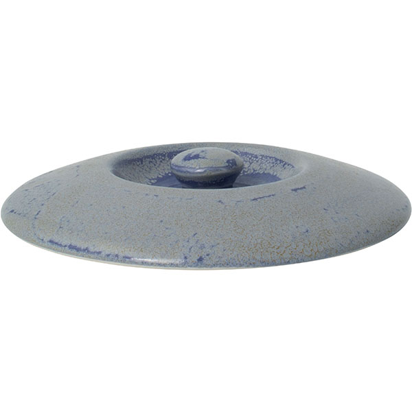 Крышка для чашки бульонной «Революшн Блюстоун» арт,1777 B828;фарфор;D=13см;синий