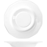 Блюдце «Меркури»;фарфор;D=11,H=2см;белый