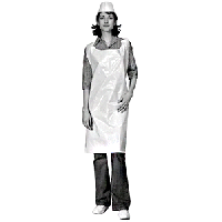 Фартук 110*75см[25шт];полиэтилен;,H=30,L=100,B=75см;белый