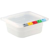 Гастроемкость (1/6) без крышки;полипроп.;1л;,H=65,L=176,B=162мм;прозр.