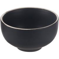 Соусник «Этник»;фарфор;90мл;D=8,H=4см;черный