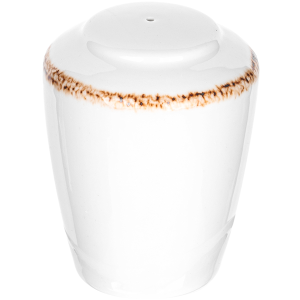 Солонка «Браун Дэппл»;фарфор;белый,коричнев.