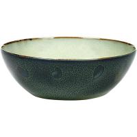 Салатник;керамика;0,9л;D=184,H=71мм;серый,синий