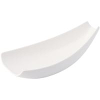 Салатник «Кассиопея» для подачи;фарфор;,L=23,5,B=11,5см;белый