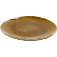 Тарелка;бетон;D=28см;коричнев.,серый