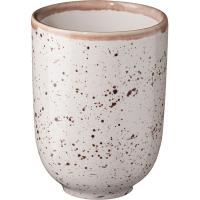 Стакан для коктейлей «Пунто Бьянка»;фарфор;350мл;D=85,H=110мм;белый,черный