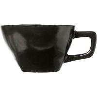 Чашка чайная «Сапфир»;керамика;240мл;D=85,H=80мм;черный
