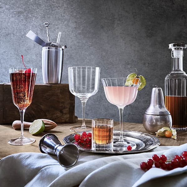 Штоф «Бах» с крышкой;хр.стекло;0,7л;D=82,H=282мм;прозр.