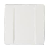 Блюдо «Фрейм» квадратное;фарфор;,L=25,5,B=25,5см;белый