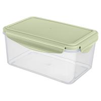 Контейнер для продуктов «Смарт Лок» с крышкой для СВЧ;полипроп.;1,6л;,H=98,L=200,B=130мм;прозр.