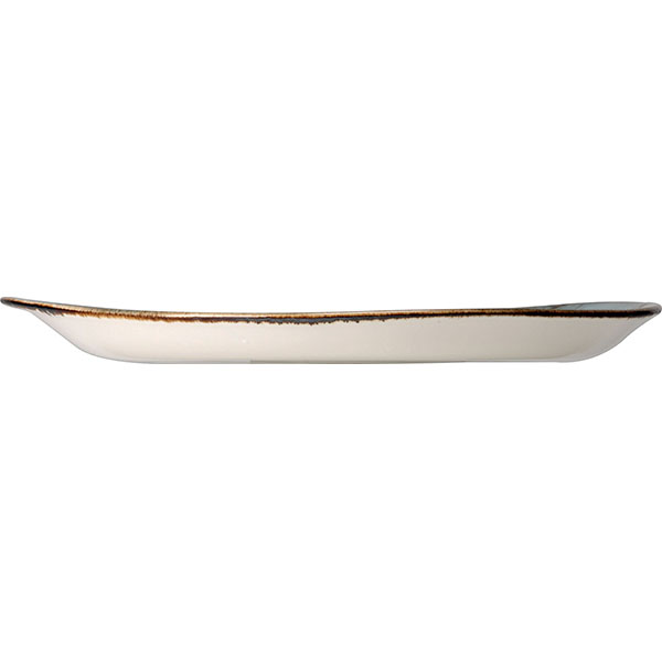 Тарелка «Крафт Терракота» мелкая;фарфор;D=255,H=20,L=255,B=205мм;терракот