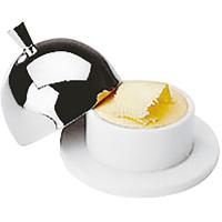 Масленка;сталь нерж.;D=9см;металлич.