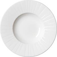Тарелка глубокая «Алина»;фарфор;D=28,5см;белый