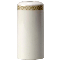 Ваза для цветов «Антуанетт»;фарфор;D=53,H=110мм;белый,олив.