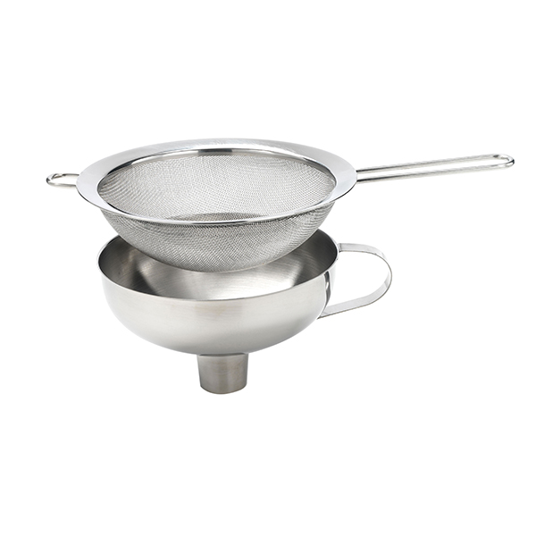 Воронка-сито д/сифона;сталь нерж.;D=15,H=10,L=34см;стальной