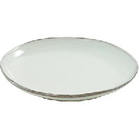 Тарелка «Аква»;керамика;D=22,H=3см;св.зелен.