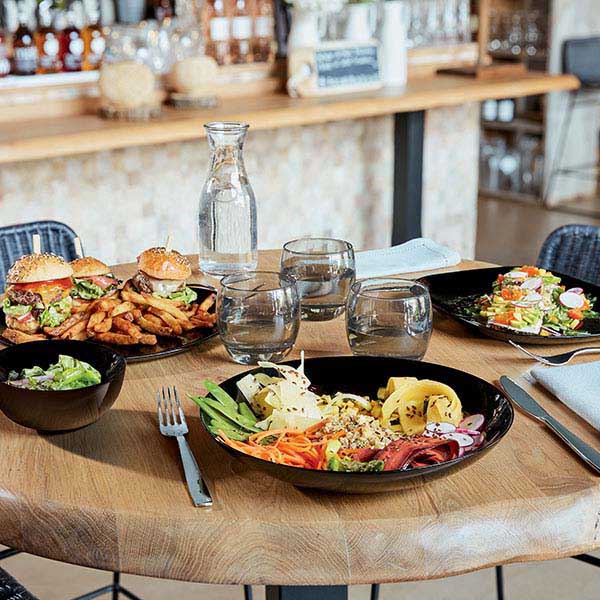 Блюдо «Эволюшнс Блэк» овальное;стекло;,H=22,L=280,B=230мм;черный