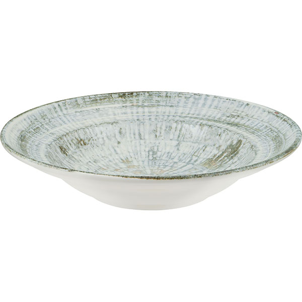 Тарелка для пасты «Одетта»;фарфор;400мл;D=27см;коричнев.,бежев.