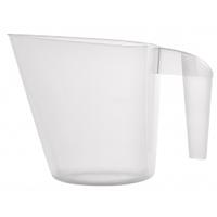 Стакан мерный с ручкой;полипроп.;1л;D=14,5,H=14см;прозр.