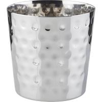 Емкость для закусок рифленая;сталь нерж.;350мл;D=85,H=85мм