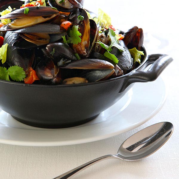 Форма для запекания «Бель Кузин» порционная;керамика;1л;D=20,H=7см;черный