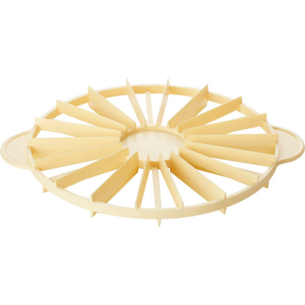 Делитель д/торта 12-18 кусков;пластик;D=270,H=25,L=330мм;желт.