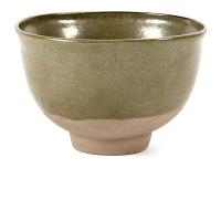 Салатник «Мерси» №2;керамика;D=15см;зелен.