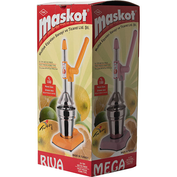 Пресс для цитрусовых и граната «Мега»;D=11см;голуб.